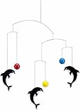 Flensted Mobiles Delphinarium Hanging Nursery Mobile - 20 Inches Plastic