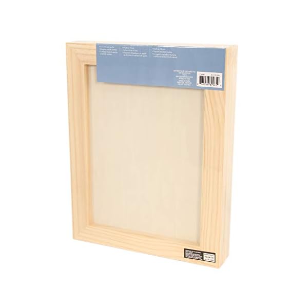 3 Pack 11″ x 14″ Wood Canvas Cradled Panel Boards by Artist’s Loft