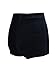 TOB Women's Casual Soft High Waist Drawstring Velvet Shorts Clubwear ,Black,Small