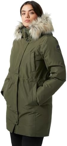 Femmes W Senja Parka, Vert, S