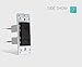 LIVOLO USB Outlet, 2.1A Dual USB Wall Outlet, DIY Parts Plastic Materials Function Key,Wall Plates Not Included,C5-2U-12