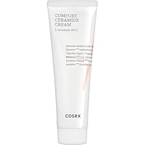 COSRX-Balancium-Comfort-Ceramide-Cream-80g-Strengthen-Skin-Barrier-Lightweight-Cream-Moisturizer-Soothe COSRX Balancium Comfort Ceramide Cream, 2.82 oz/80g | 50% Centella Asiatica Soothing & Long-lasting Facial Moisturiser…