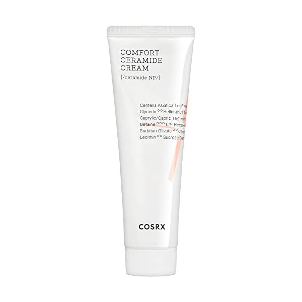 COSRX-Balancium-Comfort-Ceramide-Cream-80g-Strengthen-Skin-Barrier-Lightweight-Cream-Moisturizer-Soothe COSRX Balancium Comfort Ceramide Cream, 2.82 oz/80g | 50% Centella Asiatica Soothing & Long-lasting Facial Moisturiser…