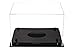 Better Display Cases Clear Acrylic Football Display Case with Black Risers (A004-BR)