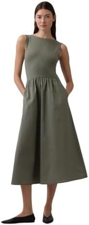 gap women's ruched v-neck maxi dress reviews GAP Women's Highneck Ruched Knit Maxi Dress, Black, Large at Amazon Women's  Clothing store