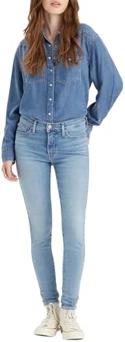 310 Shaping Super Skinny, Jeans Donna, Off Kilter Clean Hem, 28W / 28L