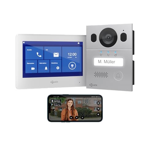 Goliath® Video Door Phone [Monitor 7"] Automatic Door Phone with Camera – Video Door Phone with Camera – Video Intercom – Weather and Vandalism Resistant – Surface
