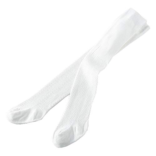 Baby Toddler Girls Cable Knit Tights (3 Pack, White/Grey/Pink, Baby (12-24 Months))