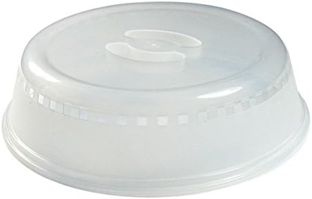 Kitchen Collection 10 inch Microwave Food Cover-Clear-02739