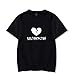 Men Women Xxxtentacion T-Shirt Summer Top Rapper RIP Sad Broken Heart Cool Short Sleeve Tee Shirt Black White