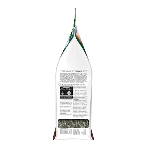 OXBOW GARDEN SELECT RABBIT FOOD, ADULT, MADE TIMOTHY HAY FOR RABBIT, BUNNY FOOD PELLETS, NON-GMO, NO SOY OR WHEAT, SMALL ANIMAL PET PRODUCTS, MADE IN USA, HIGH FIBER, 8 LB. BAG