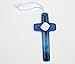 Handmade in USA Glass Cross with Sentiment - Gift for Godfather from Goddaughter/Godson/Godchild- Godfather Gift for Christmas/Baptism/Confirmation
