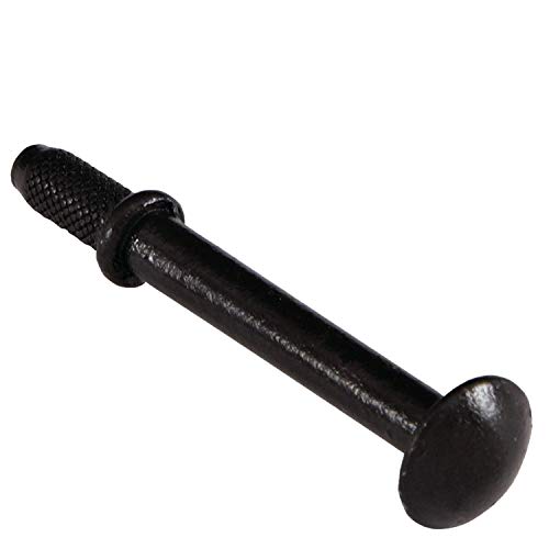 Small Metal Garment Peg for Clothes, Neck Ties, Purses, Hats, Scarves, Jewelry - Oil Rubbed Bronze - Set of 5