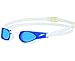 Speedo Fastskin Elite Mirror Goggles, White/Blue, One Size
