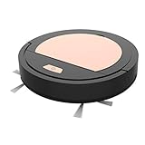 Rechargeable Smart Robot Vacuum Cleaner Automatic Sweeping Mopping Machine Robotic Vacuums (Black1)