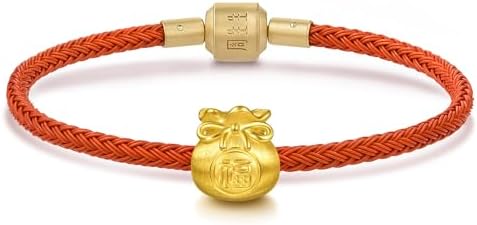 Amazon.com: CHOW SANG SANG 999 24K Gold Charme Money Bag Charm