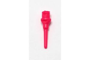 US Darts 250 Pink Tufflex II Replacement Soft Tips - Super Short (Stubbies) Length 49/64 in - 2BA