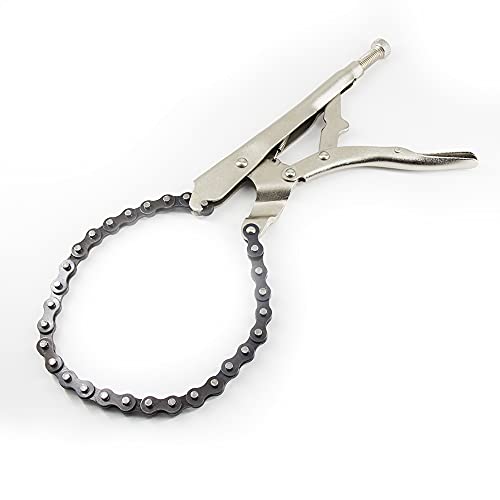 MacWork 9 Inch Locking Chain Clamp — Pliers Locking Grip Wrench