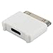 New in White Lightning 8 Pin Female to 30 Pin Male Adapter for iPhone 4S iPad 3 iPod Touch 4