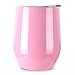 Uspeedy 12 OZ Stainless Steel Wine Glasses, Wine Cup, Wine Tumbler Sippy Cup with Lid for Red Wine, Cocktail, Liquors and Nonalcoholic Beverages (Color 0 3)