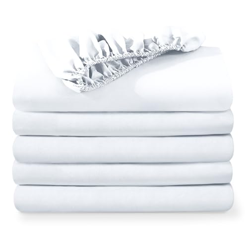 Bare Home Fitted Sheet Set White