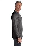 Comfort Colors Long Sleeve Pocket T-Shirt 4410-Pepper-M