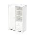 South Shore Heavenly Armoire with Drawers, Pure White