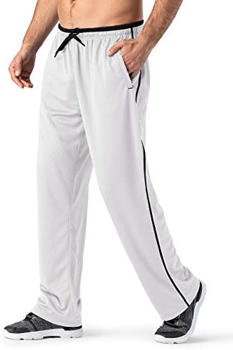 Men Sweatpants White Sweatpants Elastic Bottom Fruit Of The Loom