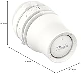 Danfoss Redia Ra Click Thermostatic Radiator Valve with Liquid Bellow view 7
