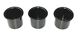 Three (3) pack of 2 7/8 Black Cup Holder Wholesale bulk listing