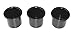 Three (3) pack of 2 7/8 Black Cup Holder Wholesale bulk listing