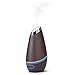 SmartMist Aromatherapy Essential Oil Diffuser - Modern Wood Finish, Auto Shut-off, LED Lights, 3 Mist Settings for Aroma - Ultrasonic Cool Air Purifier Humidifier for Room