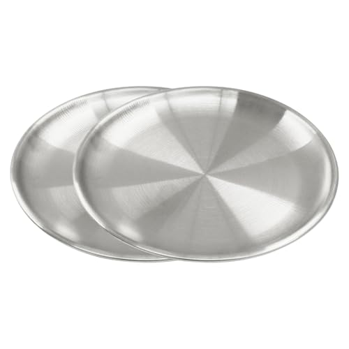 Jiozermi 2 Pcs 5.5 Inch Stainless Steel Plates at Amazon