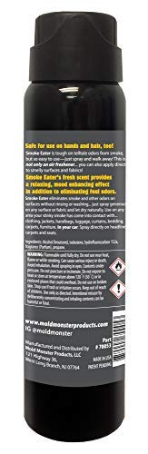 Smoke Eater - Breaks Down Smoke Odor at The Molecular Level - Eliminates Cigarette, Cigar or Pot Smoke On Clothes, in Cars, Homes, and Office - 3.5 oz Travel Spray Bottle (Black Glacier AEROSOL)