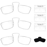 Noble Small Reading Glasses (3 Pack) - Rimless