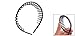 SODIAL(R) Plastic Teeth Comb Hairband Hair Hoop Headband Black For Woman