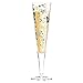 Ritzenhoff Champagne Glass with Napkin by Designer Ingrid Robers