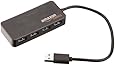 AmazonBasics 4 Port USB 3.0 Hub with 5V/2.5A power adapter