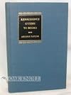Renaissance Guides to Books: an Inventory and Some Conclusions