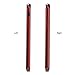 Moshi Vitros for iPhone Xs Case/iPhone X Case 5.8-inch, Military Drop Protection, Flexible TPU, Slim Thin Phone Cover for iPhone Xs/X, Crimson Red Frame