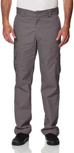 Dickies Men's Regular Straight Stretch Twill Cargo Pant, Gravel
