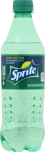 SPRITE LEMON-LIME CAFFEINE FREE SODA SOFT DRINK BOTTLES, 16.9 FL OZ, 6 PACK