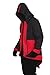 Cos2be Hoodie Jacket Coat (Black&Red,Men-M)
