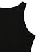 PERSUN Women Limited Edition Black Elasticity Crop Top Small