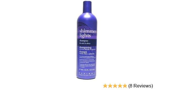 Amazon Com Clairol Shimmer Lights Shampoo Blonde Silver 16 Oz