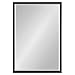Kate and Laurel Calter Modern Decorative Framed Beveled Wall Mirror, 25.5x37.5 Black