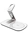 Seneo 2 in 1 iWatch Charging Stand for iWatch Series 4/3/2/1(38mm and 42mm), Qi Fast Wireless Charger Charging Compatible with iPhone Xs/XS Max/XR/X/8/8 Plus (No iWatch Charger)