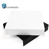 LimoStudio Table Top Black & White Acrylic Reflective Display Table kit for Product Photography, AGG838