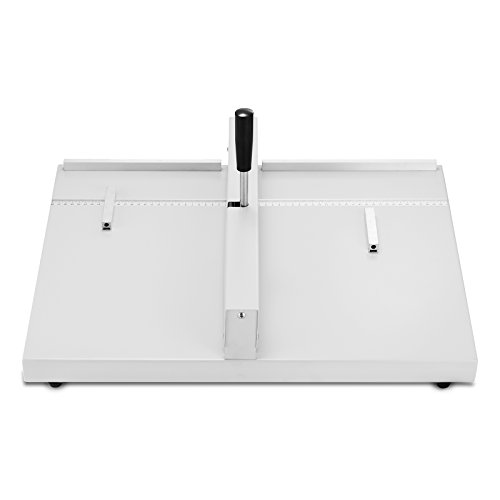 Superland 18 Inch Manual Creasing Machine 460mm Manual Scoring Paper Creasing Machine Desktop Paper Card Creaser Scorer with 2 Magnetic Blocks (YH-460 Manual) - Thumbnail 4