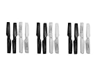 Teenitor UDI U817 U817C U817A U818A RC Quadcopter Spare Part Main Blades Propellers 3 Sets(12PCS)